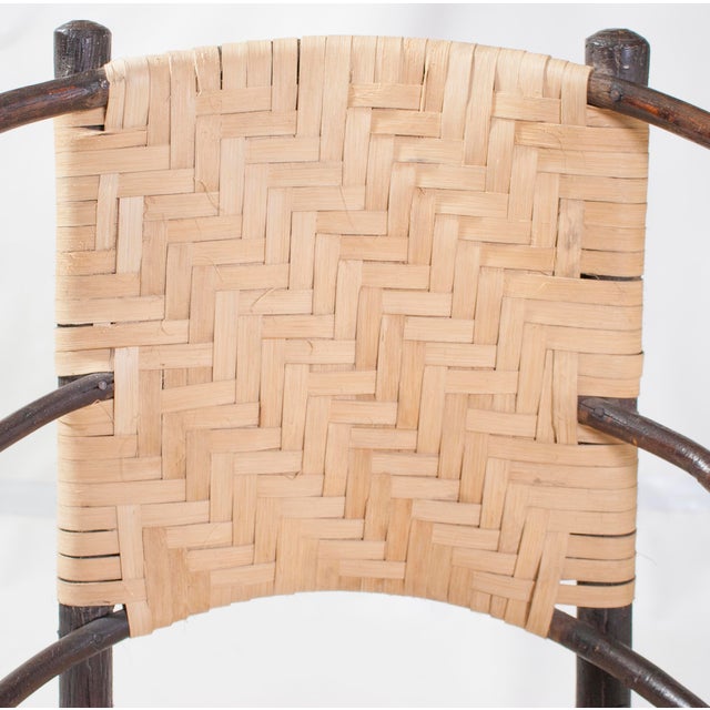 Pair Vintage Old Hickory Barrel Chair Style Andrew Jackson For Sale - Image 11 of 18