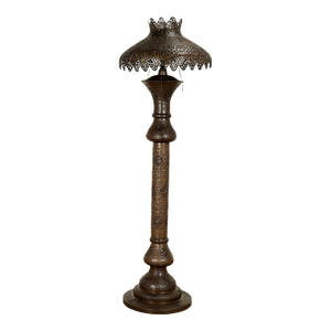 Antique Moroccan Brass Floor Lamp