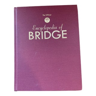 Bridge Coffee Table Book Red Gold Decorative For Sale