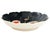 A scalloped Henriot Quimper serving bowl hand-painted by celebrated artist Guy Trévoux. Finished in the distinctive black...