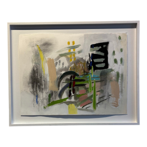 Contemporary Abstract Painting on Paper by Melanie Brown