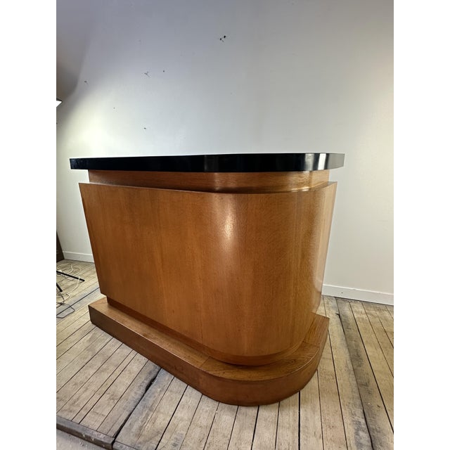 Vintage Bar in Oak Veneer with Formica Top, 1950s For Sale - Image 11 of 16