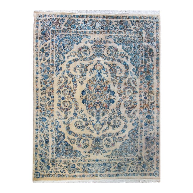 Vintage Persian Kashmir Rug For Sale