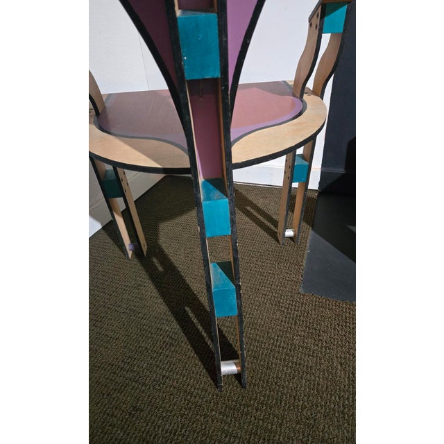 Lavender 1990s Vívido Chair Sculpture by Rob Edley Welborn For Sale - Image 8 of 10