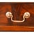 Mahogany Writing Table With Red Leather For Sale - Image 11 of 14