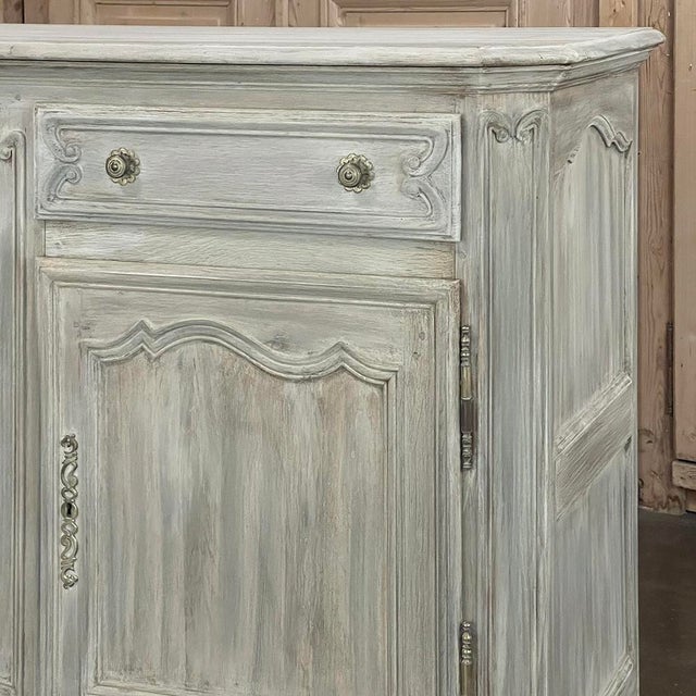 19th Century Country French Whitewashed Oak Buffet For Sale - Image 14 of 18