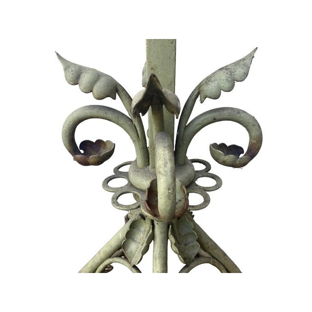Art Nouveau Wrought Iron Garden Plant Stand, 1900s For Sale - Image 14 of 18