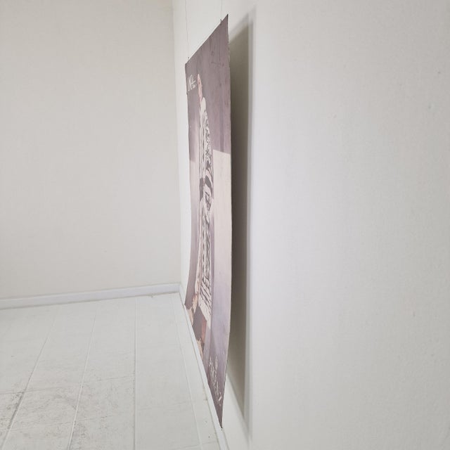 Italian Linea Italiana Fashion Exhibition Poster on Aluminum, 1984 For Sale - Image 4 of 13