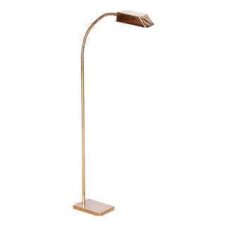 Mid-Century Floor Lamp in Brass, Germany, 1970s For Sale