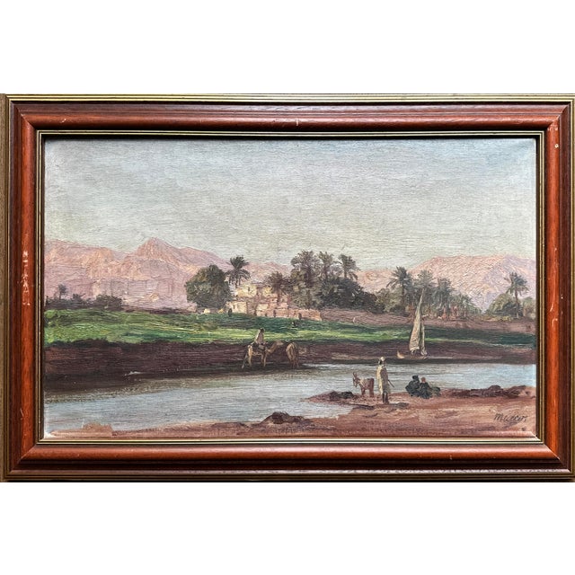 Georg Macco, Oriental Landscape, Oil on Canvas, Signed For Sale - Image 7 of 7