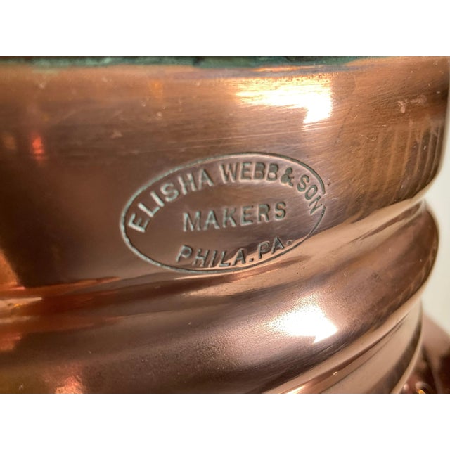 Copper Ships Masthead Lantern For Sale - Image 9 of 12