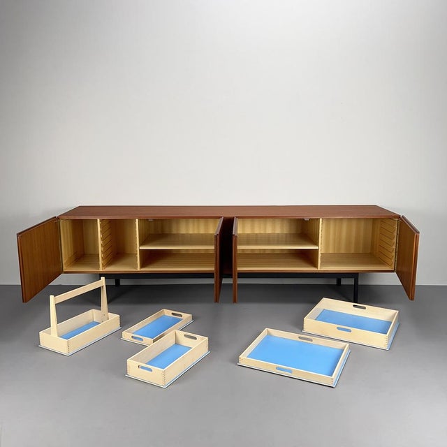 Behr Minimalist Teak Sideboard B40 by Dieter Waeckerlin for Behr, Germany, 1960s For Sale - Image 4 of 13