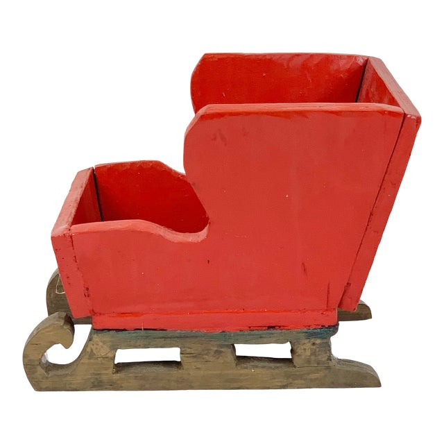 Vintage Wooden Sleigh Chairish