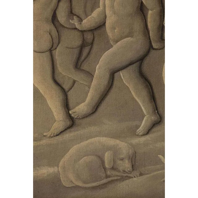 Late-18th Century French Grisaille Painting For Sale - Image 4 of 7