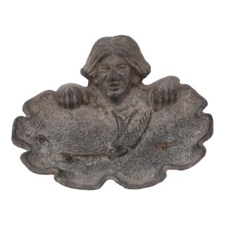 Antique French Grotesque Card Receiver or Trinket Tray, Early 20th Century For Sale