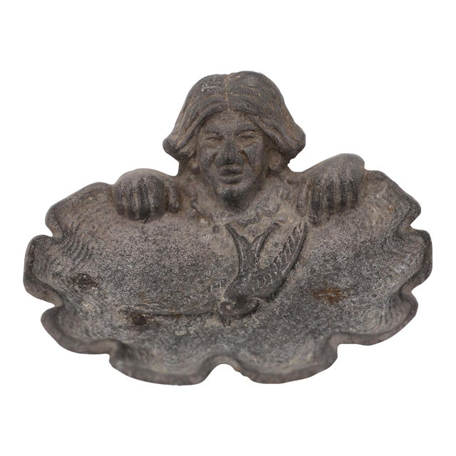 Antique French Grotesque Card Receiver or Trinket Tray, Early 20th Century For Sale
