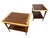 Bring home an icon of American mid-century design with this beautifully refinished pair of Lane Acclaim walnut side...