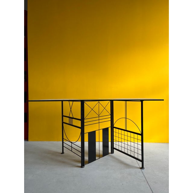 Black Shinfu Kuse Table by Bruno Munari, 1990s For Sale - Image 8 of 8