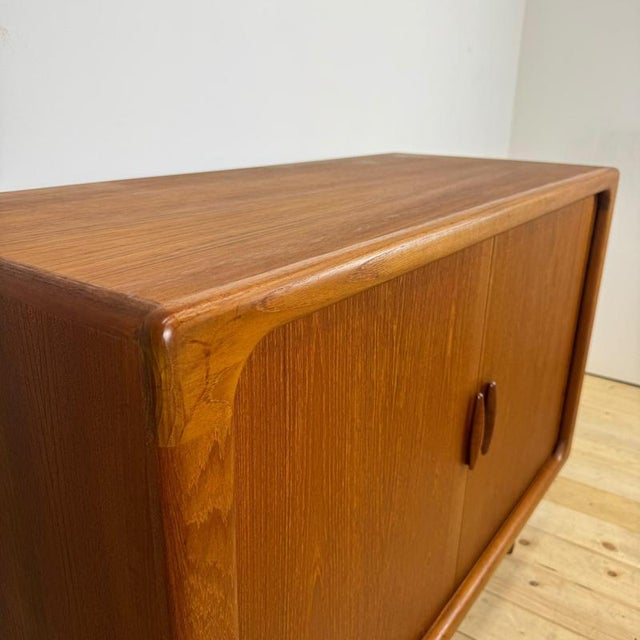 Teak Sideboard with Retractable Doors by Dyrlund, Denmark, 1960 For Sale - Image 3 of 11