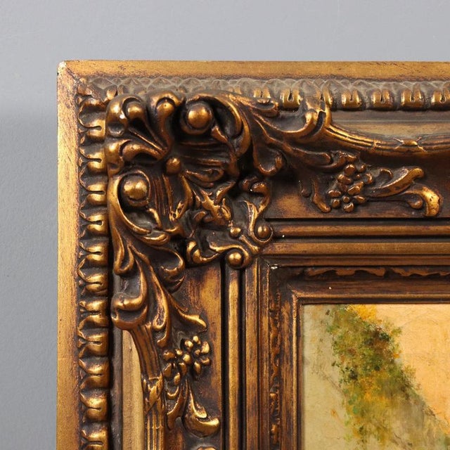 Unknown, The Sale of Fruit, Oil on Canvas, Framed For Sale - Image 10 of 13