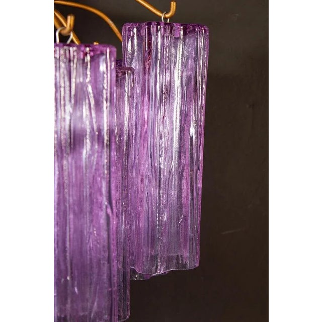 Mid-Century Amethyst Color Murano Glass Scone For Sale - Image 6 of 11
