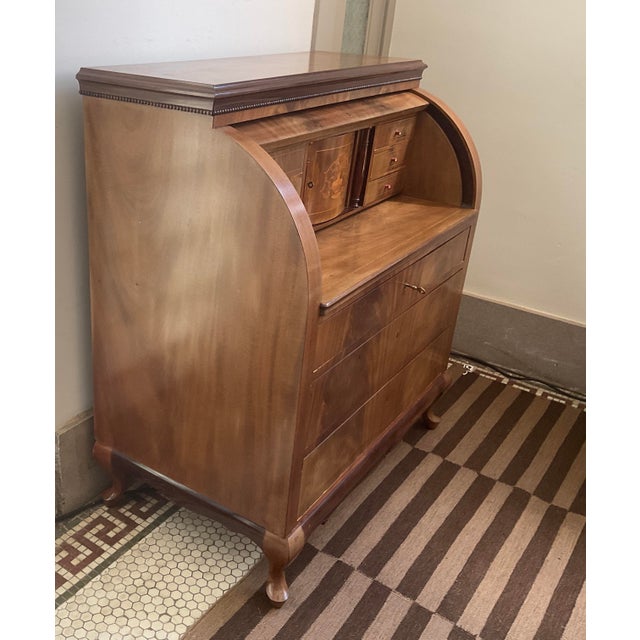 Early 20th Century Swedish Biedermeier Style Secretary Chest For Sale - Image 4 of 18