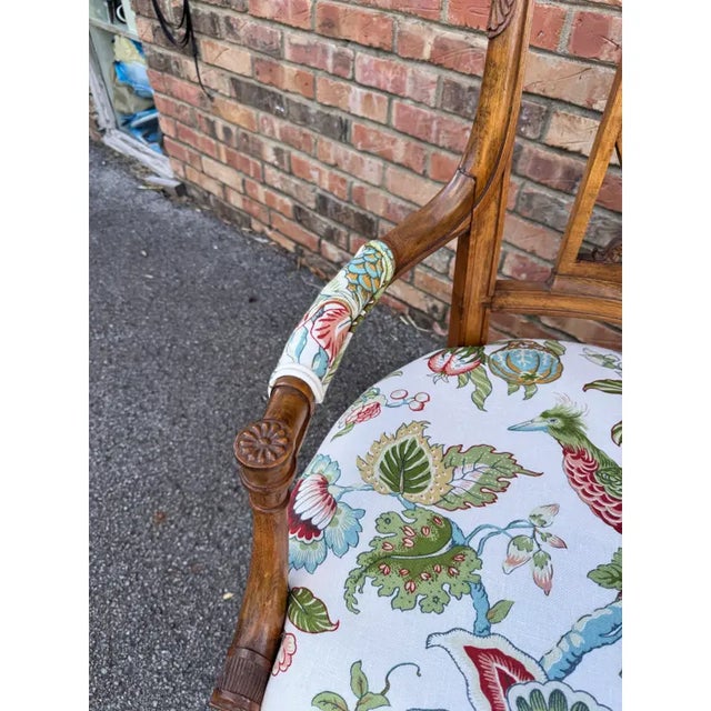 Newly Upholstered French Directoire Chairs For Sale - Image 11 of 14