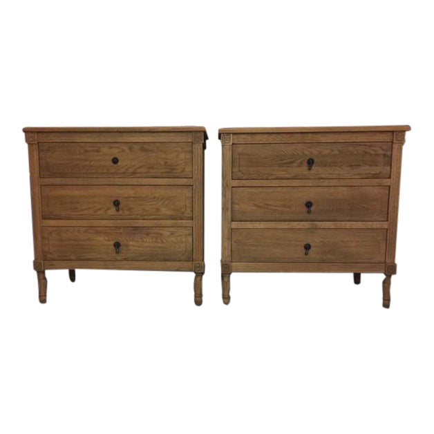 Restoration Hardware Louis XVI Closed Nightstandsa Pair Chairish