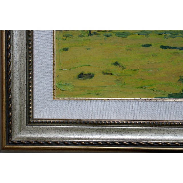 Janis Pupols, Spring Sunny Day, Oil on Cardboard For Sale - Image 6 of 10