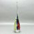 Mid-Century Modern Vintage 1960’s Murano Attributed Clear With Tri Color Sommerso Teardrop Sculpture For Sale - Image 3 of 9