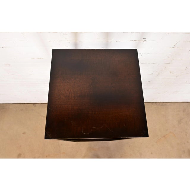 Wood Baker Furniture Modern Mahogany Etagere For Sale - Image 7 of 10