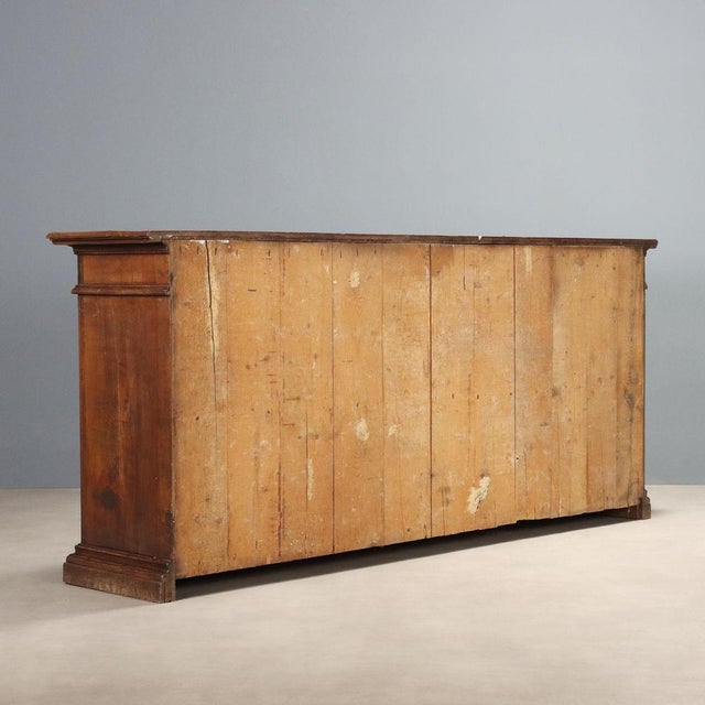 Baroque Walnut Sideboard, Italy, 19th Century For Sale - Image 12 of 13
