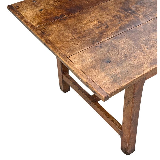 Large English Farmhouse Kitchen Dining Table, 1760 For Sale - Image 9 of 14