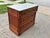 Mid 19th Century 19th Century American Flame Mahogany Veneer Marble Top Commode Chest For Sale - Image 5 of 18