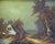 Impressionist Signed Vintage Oil on Canvas Cottage Landscape Painting For Sale - Image 3 of 9