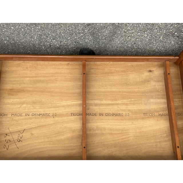 Vintage Danish Modern Solid Wood Coffee Table For Sale - Image 12 of 12