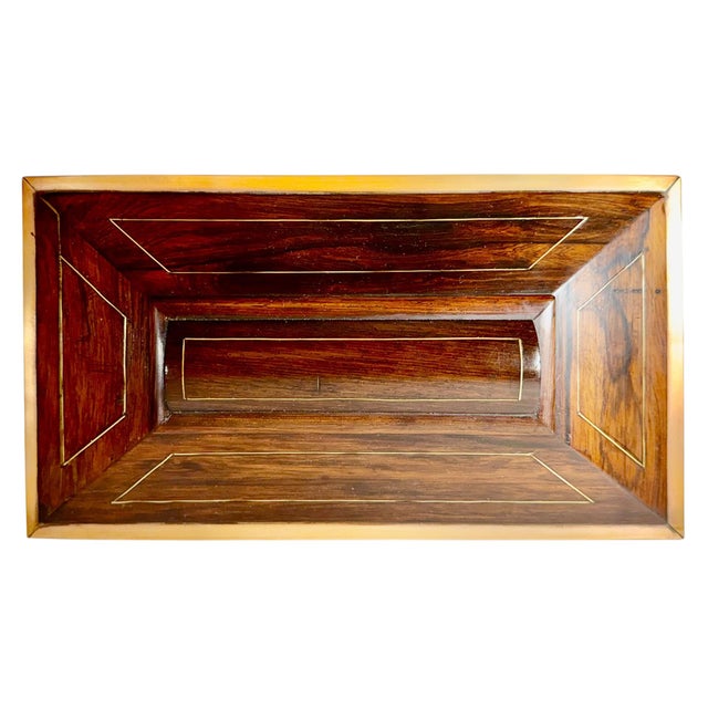 Traditional Early 19th Century English Regency Tea Caddy For Sale - Image 3 of 16