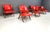 Red Set of Mid-Century Armchairs by Dal Vera, 1960s For Sale - Image 8 of 15