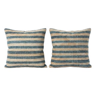 Turkish Kilim Rug Pillow Cover 20'' X 20'' - Set of Two For Sale