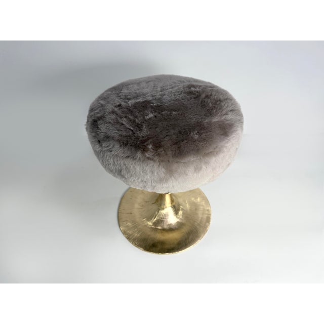 Gold St Paul Primo Stool, Gold Bronze For Sale - Image 8 of 8