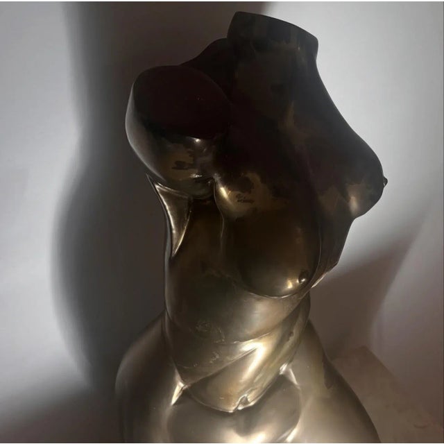 Bronze Monumental Bronze Female Nude Sculpture By Somchai, Circa 1970 For Sale - Image 8 of 12