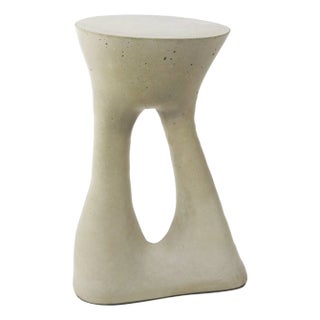 Tall Grey Kreten Side Table From Souda, Concrete End Table, Modern Bedside Table For Sale