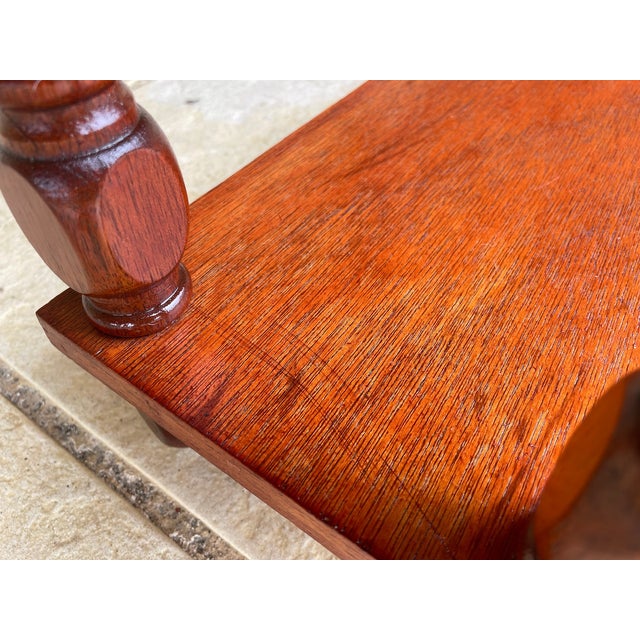 French Mahogany Five-Tier Bookcase For Sale - Image 11 of 18