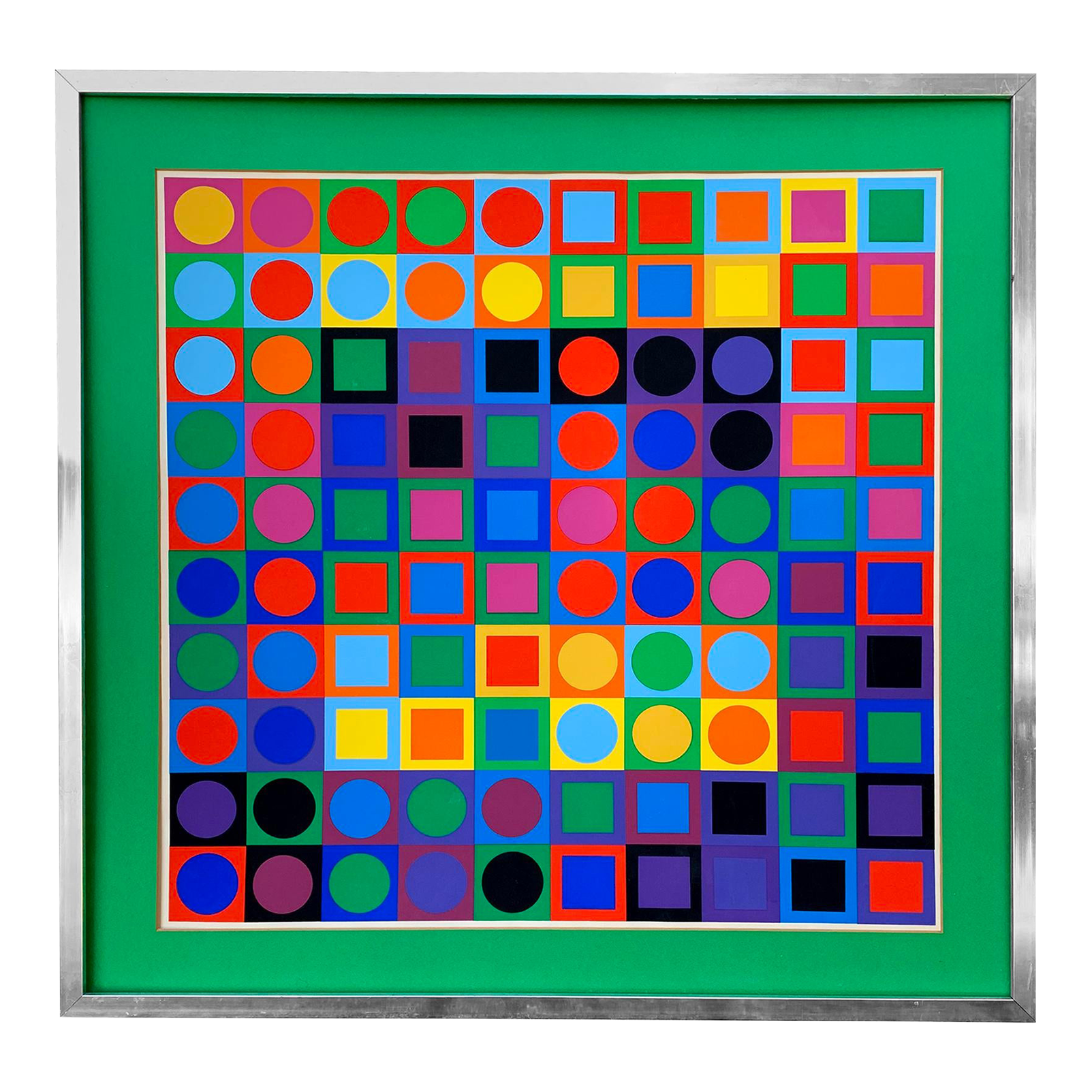 Victor Vasarely Planetary Folklore Silkscreen Print Limited