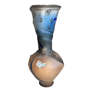 Don Davis, (American, B. 1952), Vase, Glazed Ceramic, Height 18 1/4in (46.5cm); Diameter 9in (23cm)
