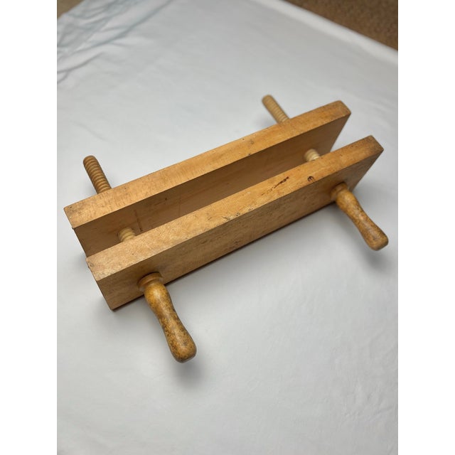 Modern Vintage Professional Bookbinding Block Finishing Press For Sale - Image 3 of 12