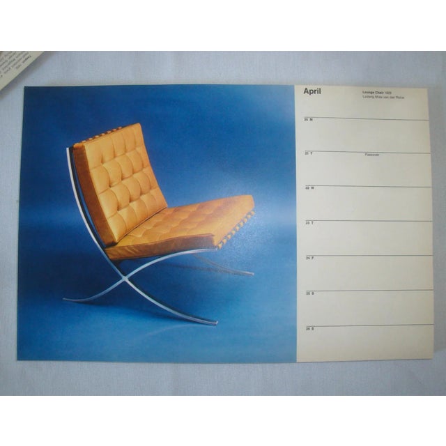 1970 MidCentury Modern Design Lucite Calendar For Sale In Richmond - Image 6 of 13