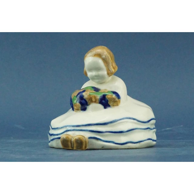 20th Century Art Deco Ceramic Sculpture depicting a Little Girl by Michael Powolny for the Wiener Keramik Manufacture, 1912, Austria For Sale - Image 10 of 18