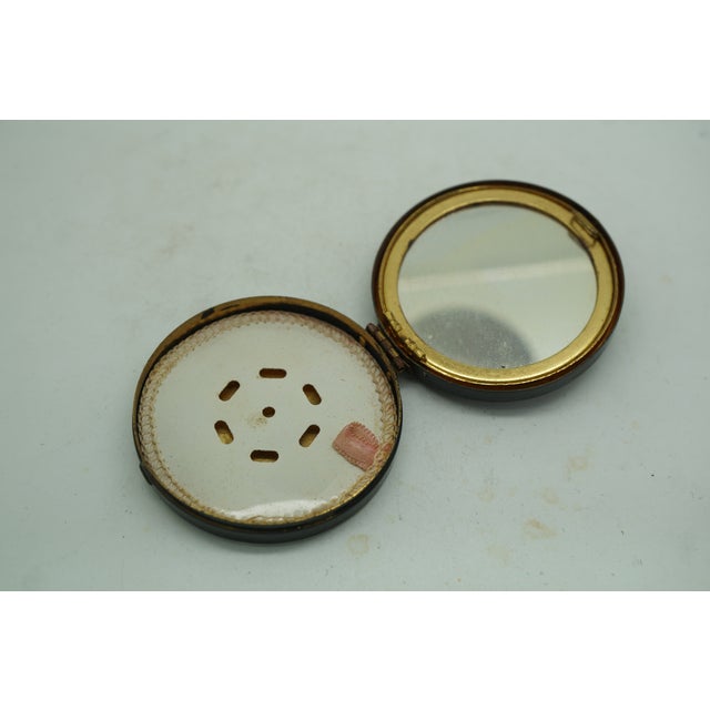 2 Antique Art Deco Celma Company Flapper Rouge Powder Makeup Compacts For Sale - Image 9 of 18