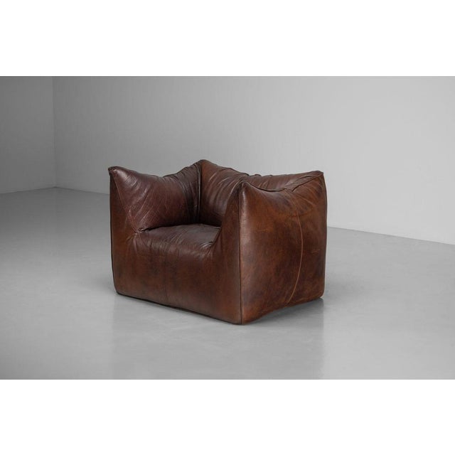Animal Skin Vintage Lounge Chair by Mario Bellini for B&B Italia, 1973 For Sale - Image 7 of 18